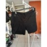 SHORT NOIR RAYURE BLANC 