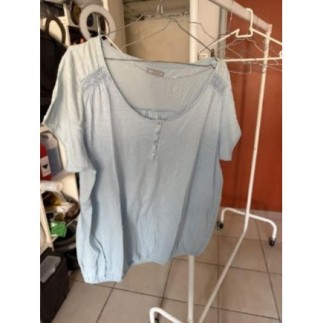 TEE SHIRT BLEUE CLAIR XXL