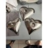 BOUGEOIR COEUR ARGENTE LOT DE 3