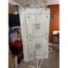 NAPPE CARRE VERTE BLANCHE