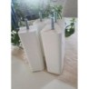 4 Pieds de lit blancs 15cm