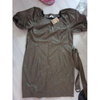 Robe promod  taupe manche...