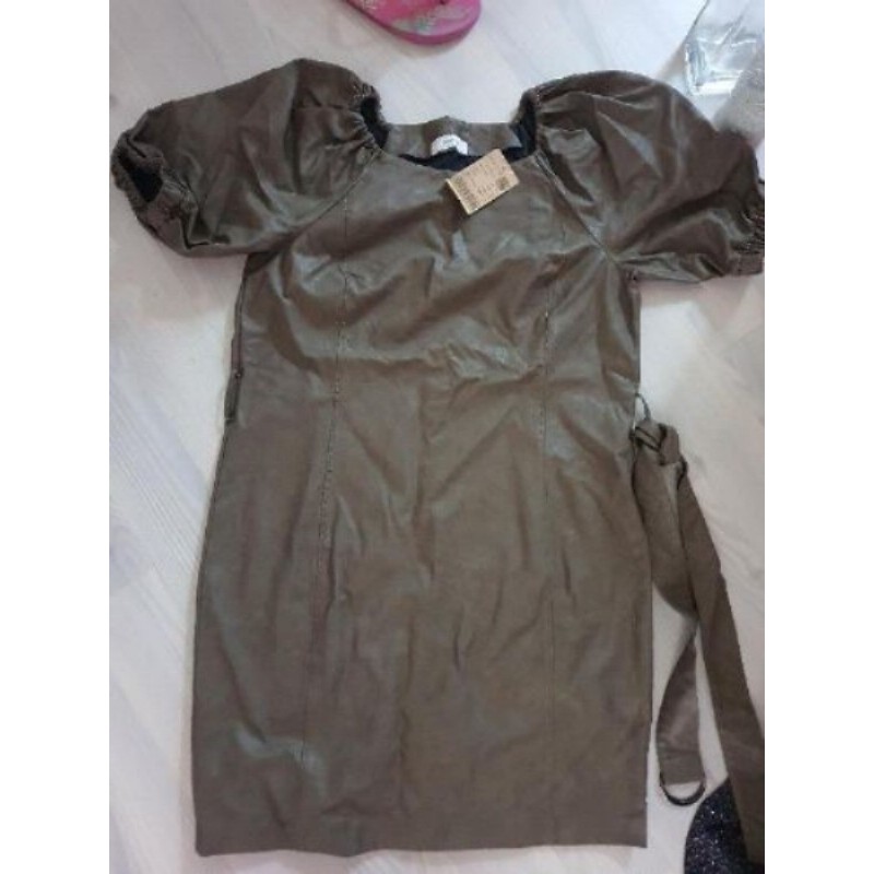 Robe promod  taupe manche ballon neuve 42