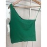 Top vert asymetrique taille M 