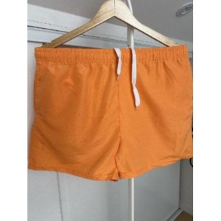 Short de bain orange homme...