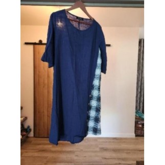 Robe XL bleue
