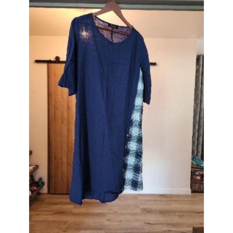 Robe XL bleue