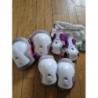 Protections rollers oxelo taille S complet gris et violet
