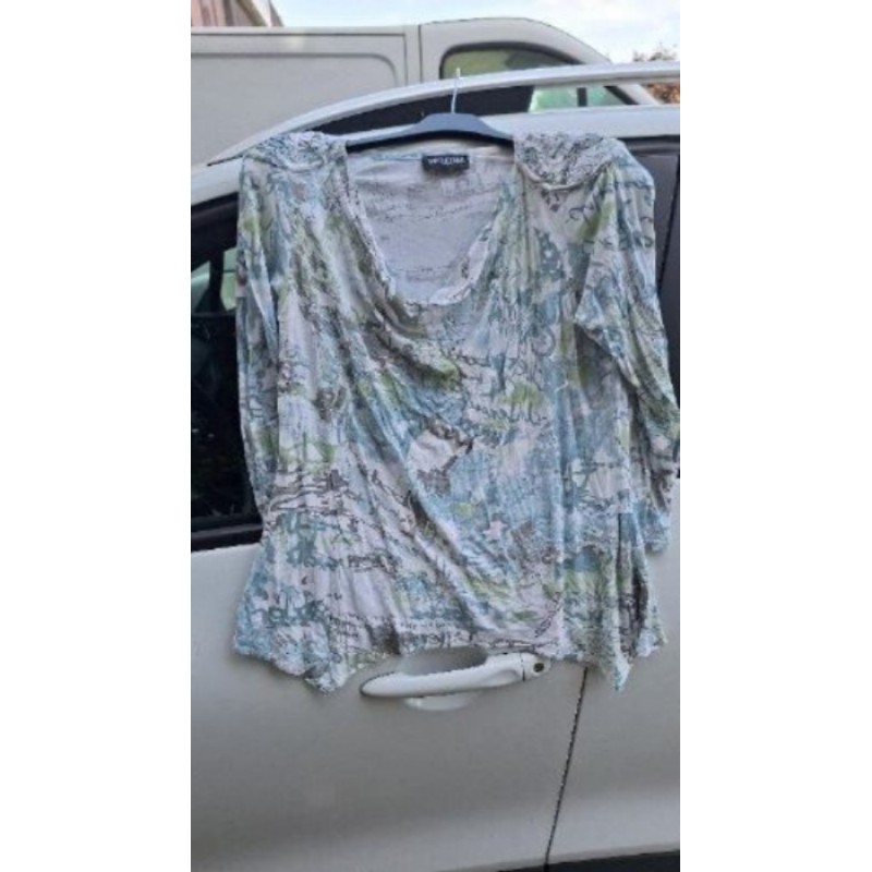Tunique manche longye col evasé taille L