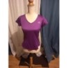 Tee-shirt Sport Violet T.XS