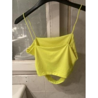 CROP-TOP JAUNE TAILLE S