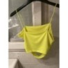 CROP-TOP JAUNE TAILLE S