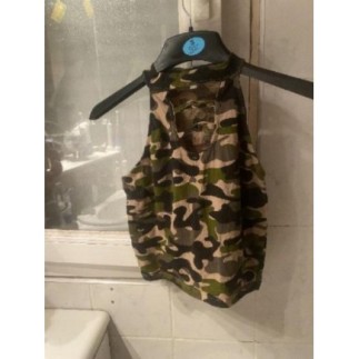 CROP-TOP CAMOUFLAGE  JENNIFER TAILLE S