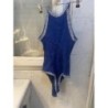 body bleu avec motifs Giorgia jamais porté M-L