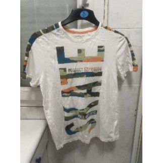 tee-shirt écru camouflage Skate taille 13-16 ans