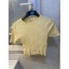 crop-top jaune jamais porté Jennyfer - taille S