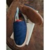 Espadrille mocassin en toile Denim bleu marine T39