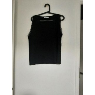 T-Shirt noir Zara TM