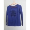 Tee-shirt manches longues violet Lulu Castagnette Taille 1