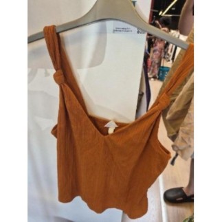 Débardeur été orange - H&M - M