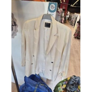 Blazer blanc - Bershka - L