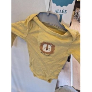 Body jaune tête de lion -...