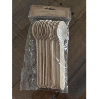 20 Cuillères en bois 