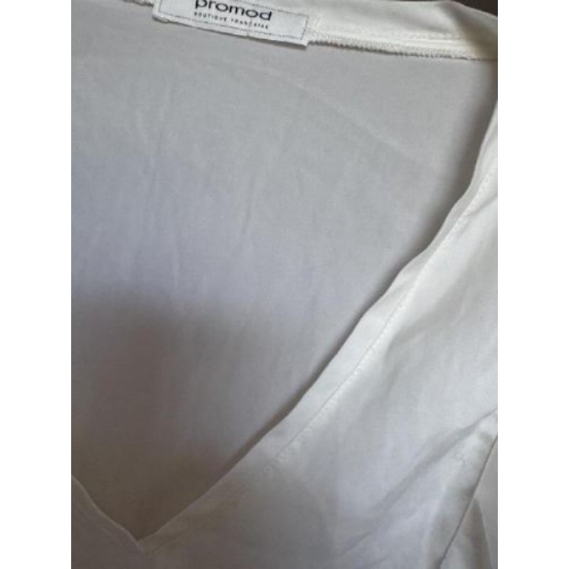Chemisier à volants blanc PROMOD Taille M
