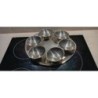 Ensemble coupes glace et son plateau inox "Guy Degrenne"