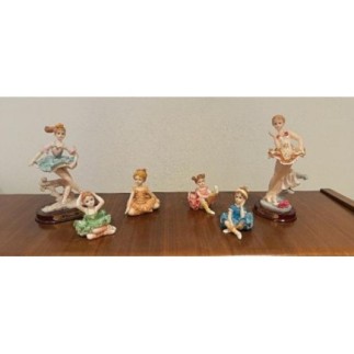 Lot de 6 poupées "bailarinas"