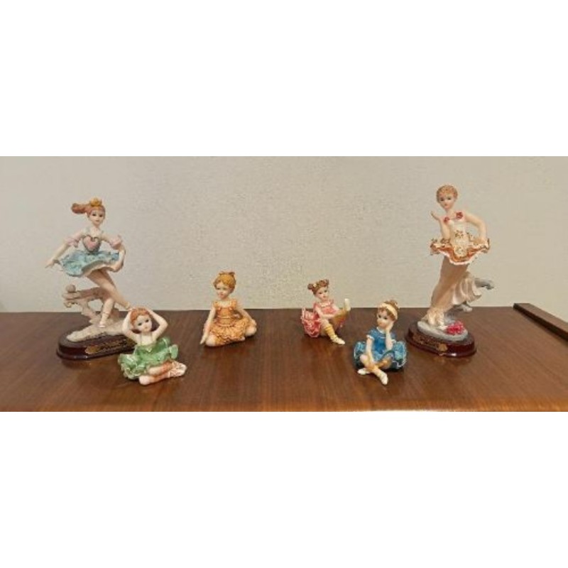 Lot de 6 poupées "bailarinas"