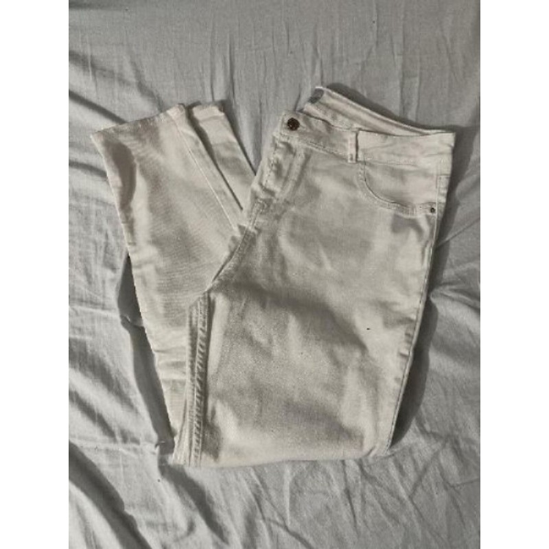 Jean skinny blanc T 46, New Look
