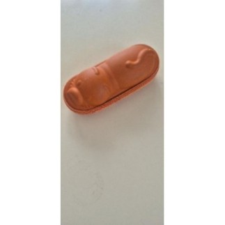 Étui lunettes enfant orange 