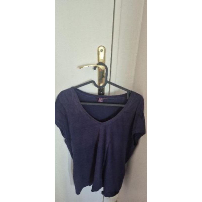Tee-shirt Princesse TAMTAM marine t40
