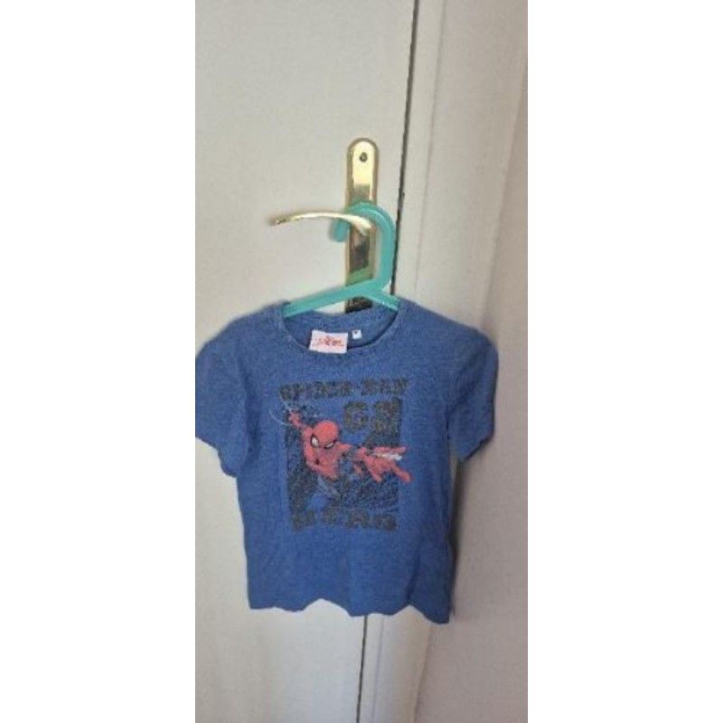 Tee-shirt imprimé SPIDER MAN bleu 8 ans 