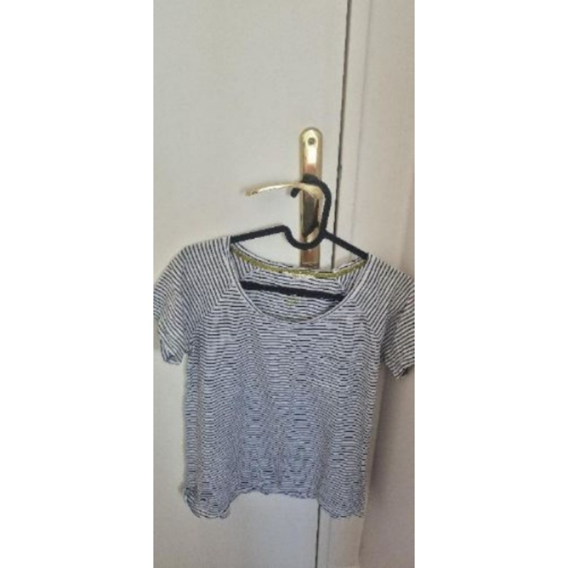 Tee-shirt "white stuff " rayures marines t38 