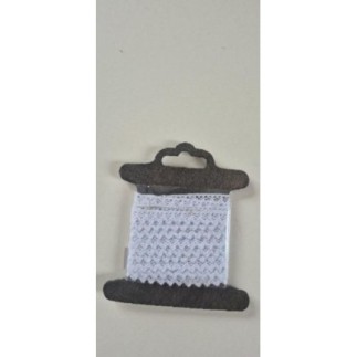 Ruban dentelle blanc 3m