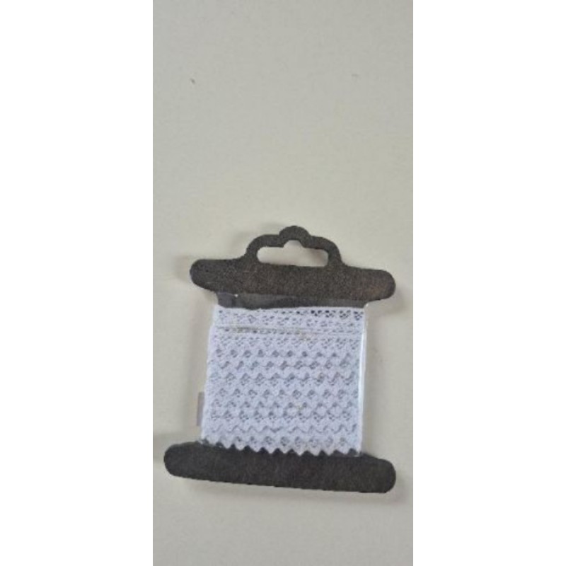 Ruban dentelle blanc 3m
