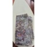 Étole imprimée fleurs beige 