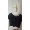 Haut dentelle noire MANGO taille S
