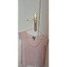 Haut sans manche rose mango taille S 