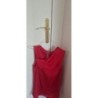 Haut sans manche rouge mango taille S 