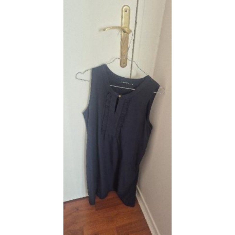Robe marine sans manche Monoprix taille 38 