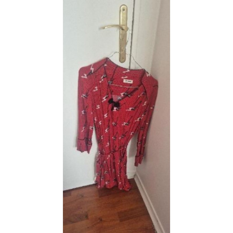 Robe imprimée rouge zadid & Voltaire taille M 