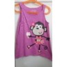 Débardeur violet singe avec glace - Jumping beans - 6 ans