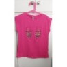 T-shirt rose avec imprimé sandales - Orchestra - 10 ans