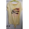 T-shirt jaune avec palmiers "Hello Summer" - Firefly - 14 ans