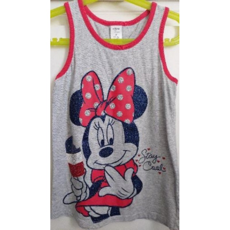 Débardeur ensemble avec jupe gris/rouge/bleu - Disney Minnie Mouse - 6/7 ans