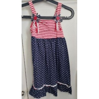 Robe bleu/blanc/rouge avec...