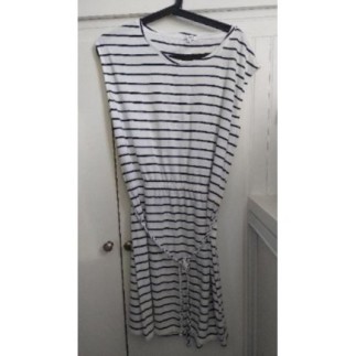 Robe marinière blanc/bleu...